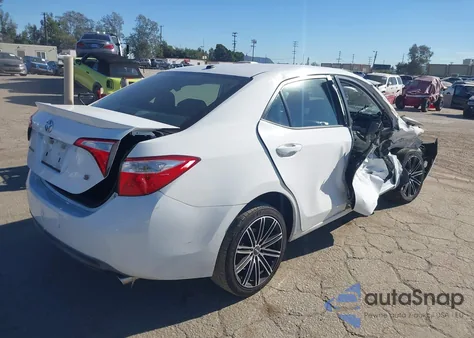 2015 Toyota Corolla S Plus from USA, damaged, VIN 5YFBURHE0FP311802